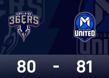 รายงานศึก NBL เอ็ดเวิร์ดส 25 แต้ม เมลเบิร์น ยูไนเต็ด เอาชนะ อเดเลด 36เซอร์ส 81-80