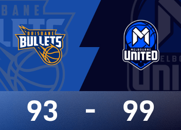 รายงานศึก NBL ดอยล์ 28 แต้ม 6 รีบาวด์ เมลเบิร์น ยูไนเต็ด เอาชนะ บริสเบน บุลเล็ตส์ 99-93